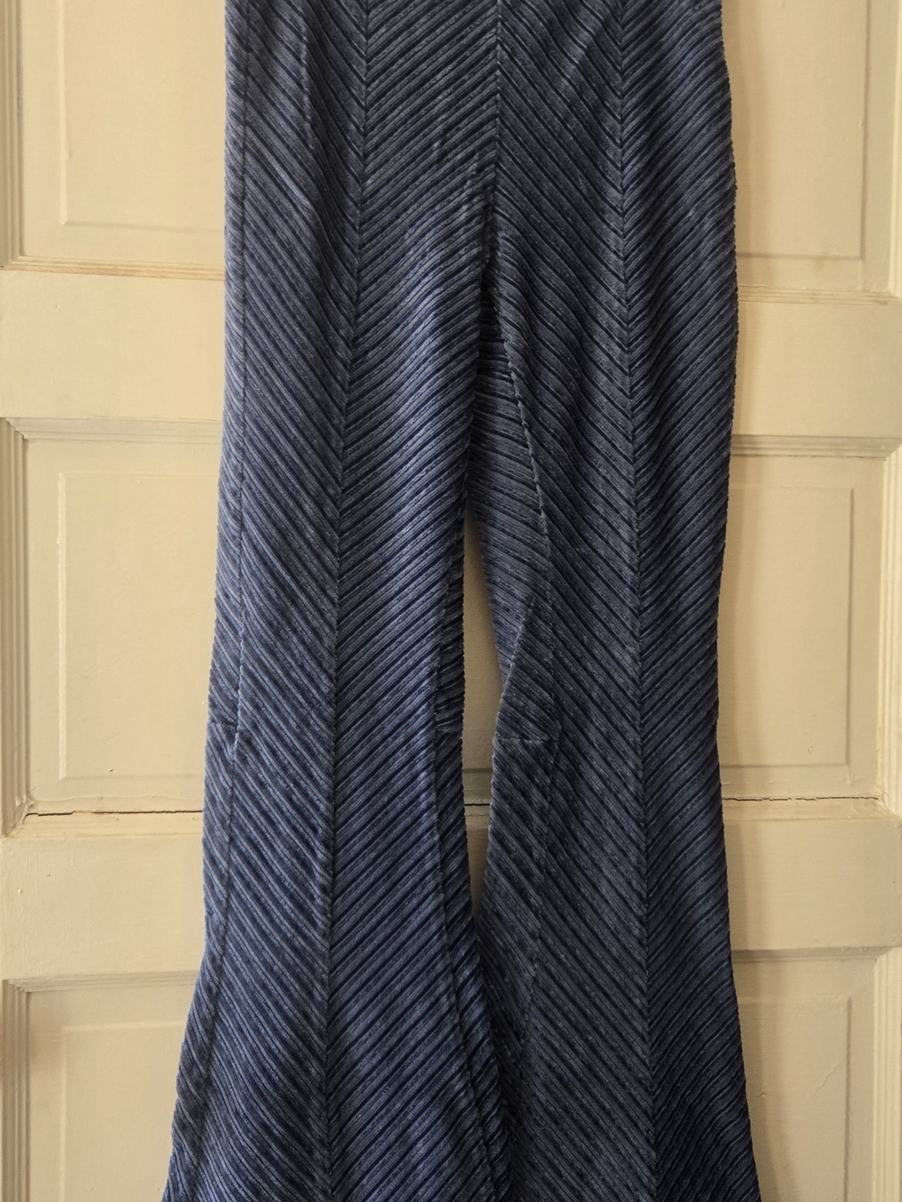 Free People Penny Pull On Navy Blue Wide-Leg Pants Size Xs